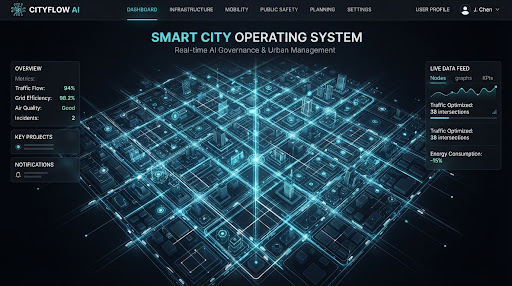 Smart city systems visualization